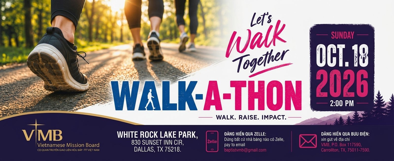 Poster for Walk-a-thon 2026