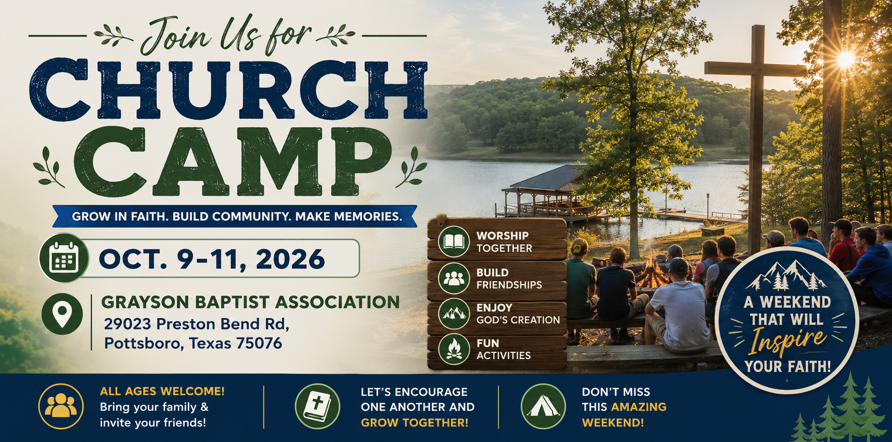 Poster for Church Family Camp