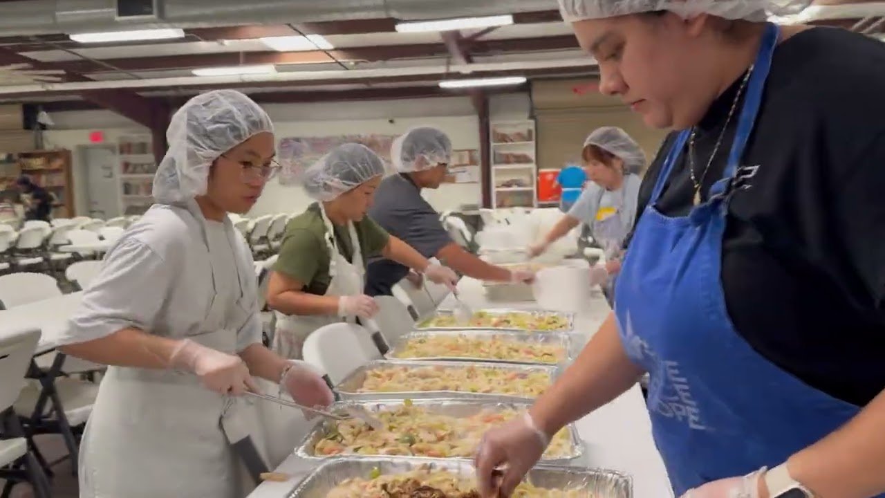 Redeemer volunteers serving meals with The Source of Hope in Dallas